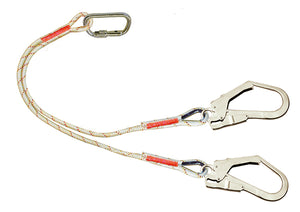 3M PROTECTA TWIN LEG ROPE RESTRAINT LANYARD 1.3MTR