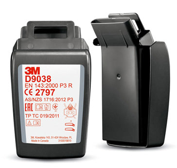 3M D9038 SECURE CLICK HARD CASE P3 R HF FILTER