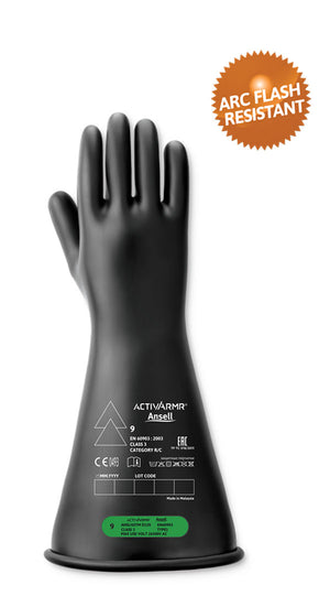 HIGH VOLTAGE ELECTR INSULATING GLOVE (CLASS 3) 16" SZ 11 XXL