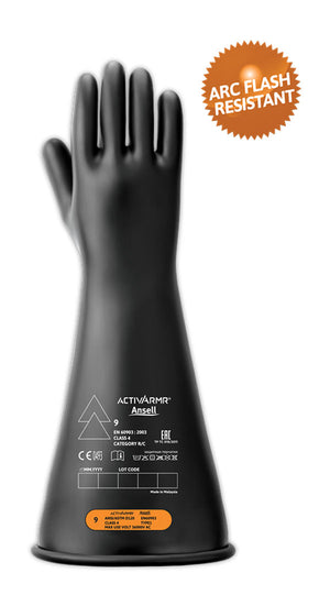 HIGH VOLTAGE ELECTR INSULATING GLOVE (CLASS 4) 18" SZ 11 XXL