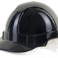 ECONOMY VENTED S/HELMET BLACK PLASTIC HARNESS