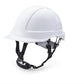 B-BRAND RED/PEAK HELMET WHITE