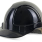 B-BRAND SAFETY HELMET BLACK WHEEL RATCHET HEADGEAR