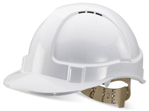 B-BRAND VENTED S/HELMET WHITE