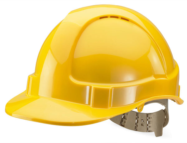 B-BRAND VENTED S/HELMET YELLOW