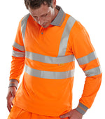 BSEEN EN ISO 20471 LS POLO OR 3XL