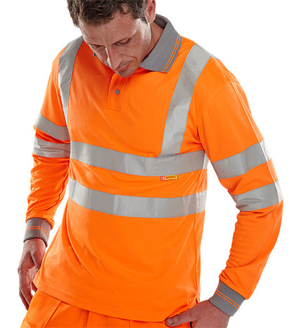 BSEEN EN ISO 20471 LS POLO OR 3XL