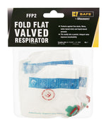 FFP2V FOLD FLAT VALVED RESPIRATOR PACK 5