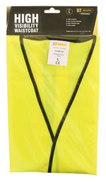 HI VISIBILITY VEST S/YELL L