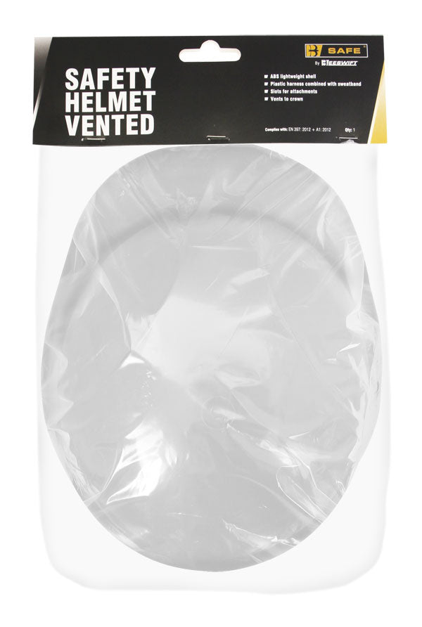 VENTED SAFETY HELMET WHITE