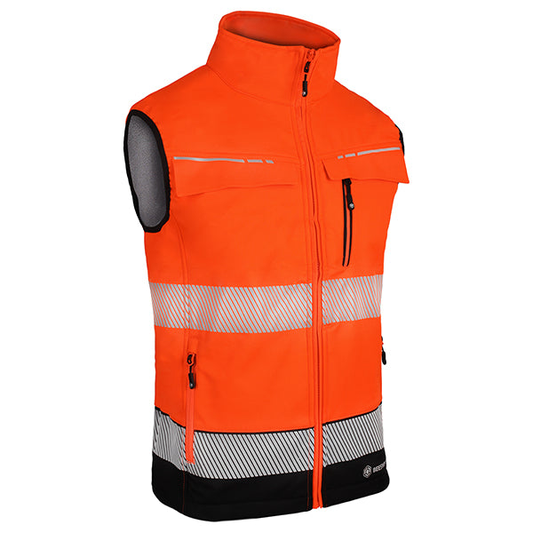 DELTIC HI-VIS GILET TWO-TONE OR BL 5XL