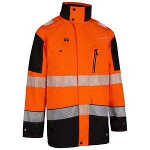 DELTIC HI-VIS JACKET TWO-TONE OR BL 5XL