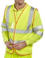 BSAFE EN471 HI-VIS VEST SY XXL