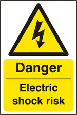 DANGER ELECTRIC SHOCK SAV 200MM X 300MM