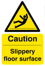 CAUTION SLIPPERY FLOOR SURFACE 200MM X 300MM