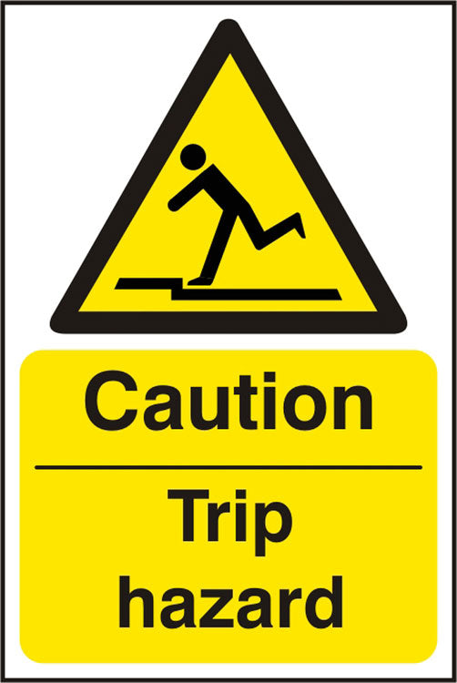 CAUTION TRIP HAZ SAV 200MM X 300MM