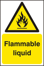 FLAMMABLE LIQUID SAV 200MM X 300MM