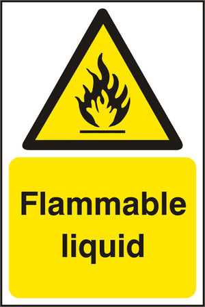 FLAMMABLE LIQUID SAV 200MM X 300MM
