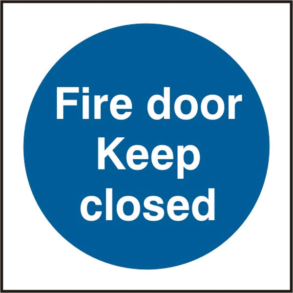 FIRE DOOR KEEP CLOSED SAV 150MM X 150MM