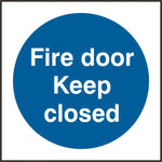 FIRE DOOR KEEP CLOSED SAV 150MM X 150MM