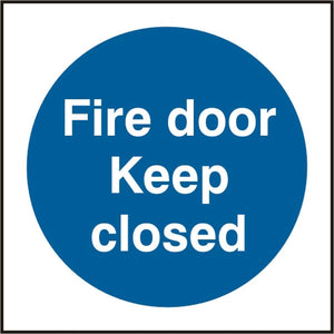 FIRE DOOR KEEP CLOSED SAV 150MM X 150MM