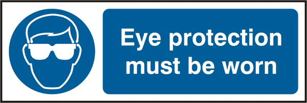 EYE PROTECTION RPVC 300MM X 100MM