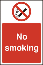 NO SMOKING SAV 200MM X 300MM