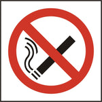 NO SMOKING SYMBOL SAV 100MM X 100MM