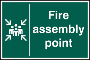 FIRE ASSEMBLY POINT RPVC 200MM X 300MM