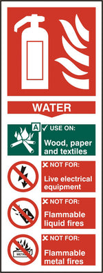 FIRE EXTINGUISHER WATER SAV 82MM X 202MM