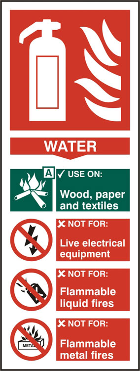 FIRE EXTINGUISHER WATER SAV 82MM X 202MM