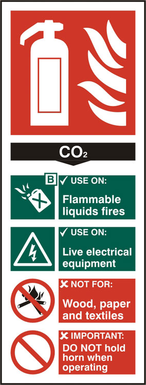 FIRE EXTINGUISHER CO2 SAV 82MM X 202MM