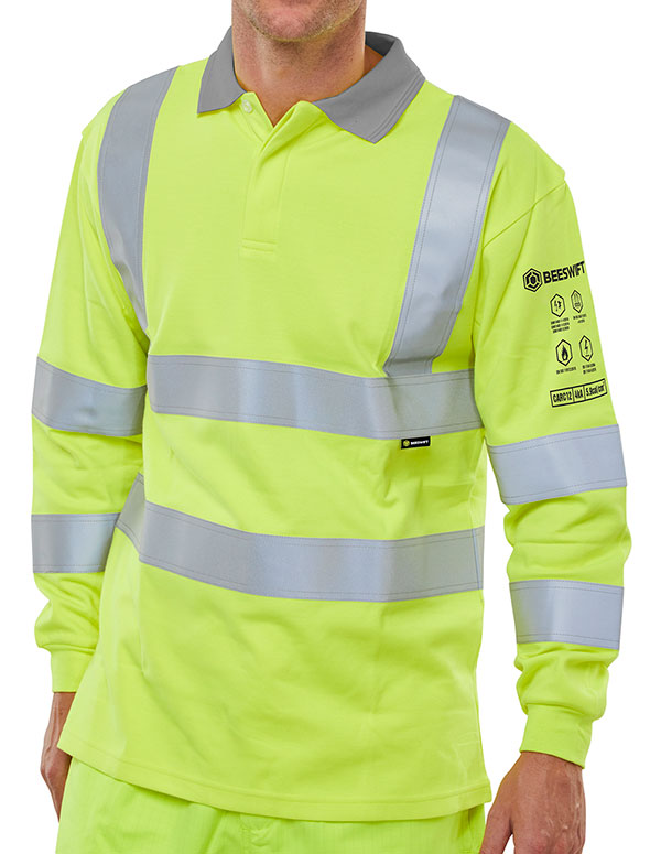 ARC COMPLIANT SAT YELLOW POLO XXXL