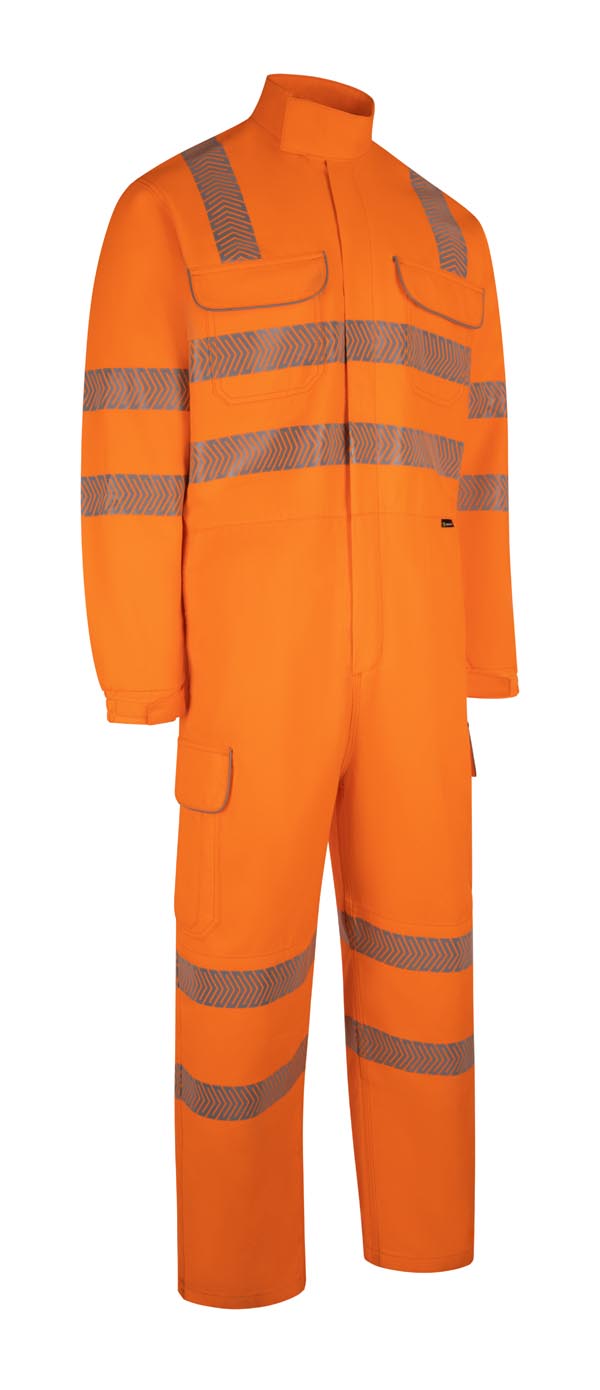 HIGH VISIBILITY ARC FLASH COVERALL ORANGE 52T"