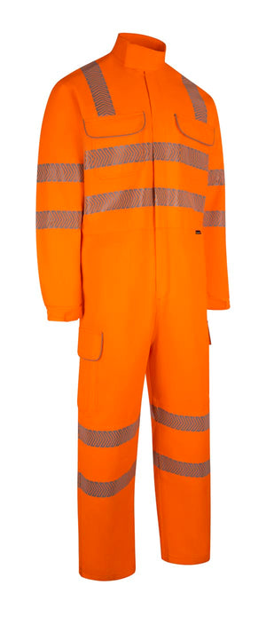 HIGH VISIBILITY ARC FLASH COVERALL ORANGE 52T"