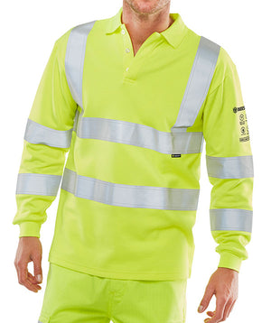 ARC COMPLIANT HI VIZ POLO SML