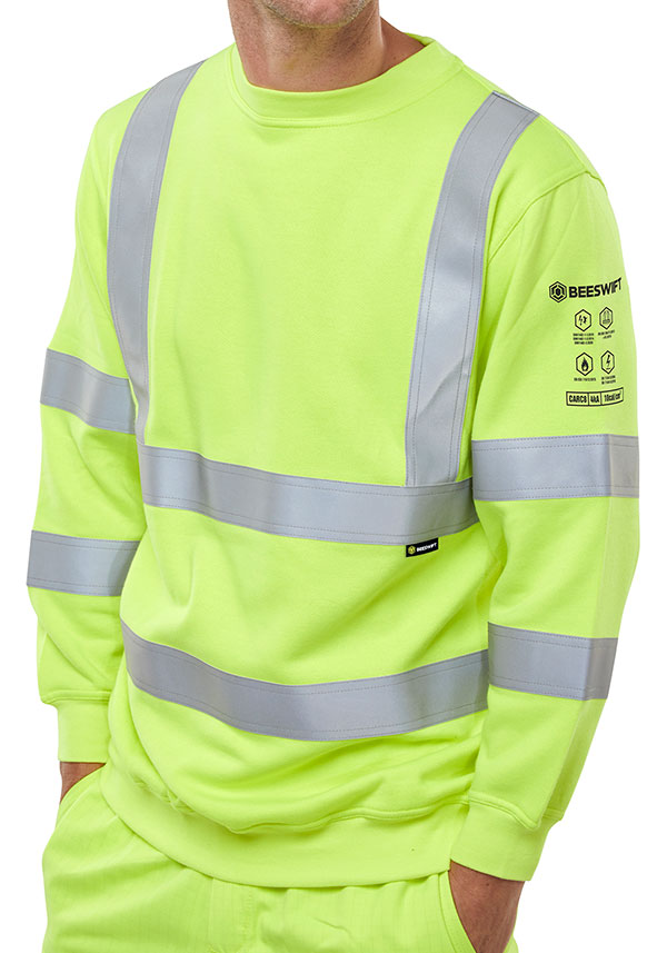 ARC COMPLIANT SAT YELLOW SWEATSHIRT XXXL
