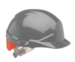 REFLEX GREY SLIP RATCHET HELMET WITH BRIGHT OR FLASH
