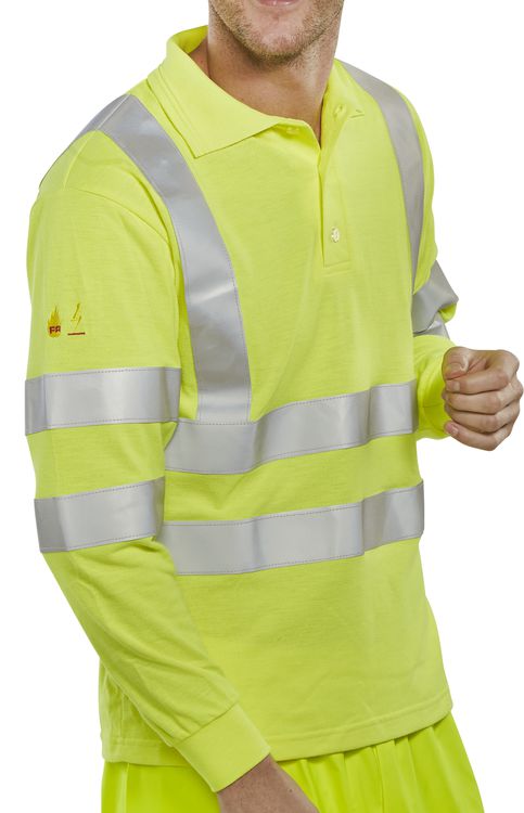 CLICK FR AS HIVIZ POLO LS XXXL