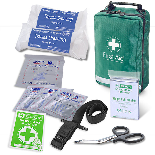 BS8599-1:2019 CRITICAL INJURY PACK HIGH RISK IN BAG