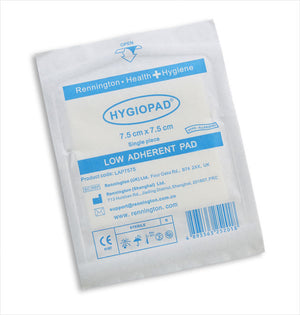 CLICK MEDICAL LOW ADHERENT DRESSING 7.5x7.5cm