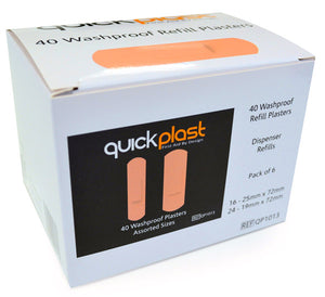 CLICK MEDICAL QUICKPLAST WATERPROOF PLASTERS