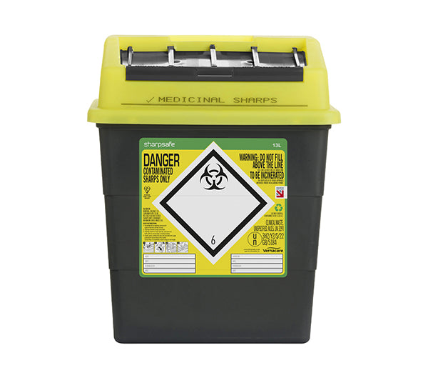 SHARP SAFE SHARPS BIN 13LTR