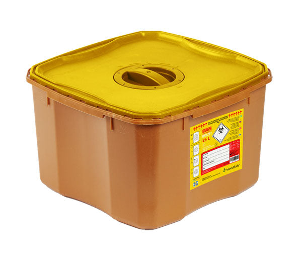 WOODSAFE SHARPS BIN LID AND SCREW FIT CAP 25LTR