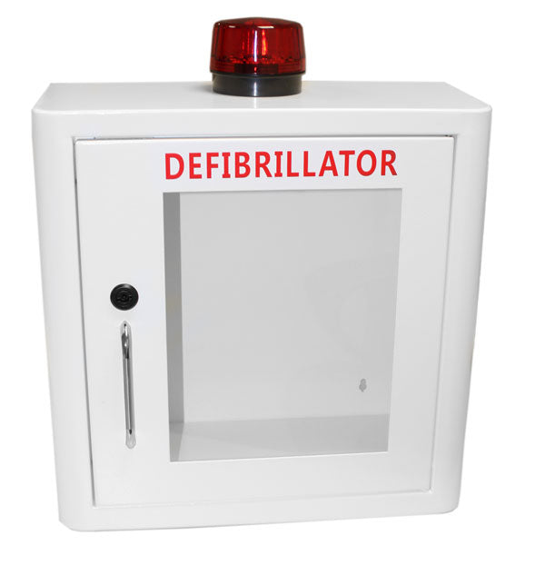 DEFIBRILLATOR MILD STEEL CABINET INTERNAL WHITE