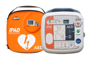 iPAD SP1 FULLY AUTOMATIC DEFIBRILLATOR C/W CARRY CASE
