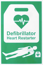 AED AUTOMATED EXTERNAL DEFIBRILLATOR SIGN