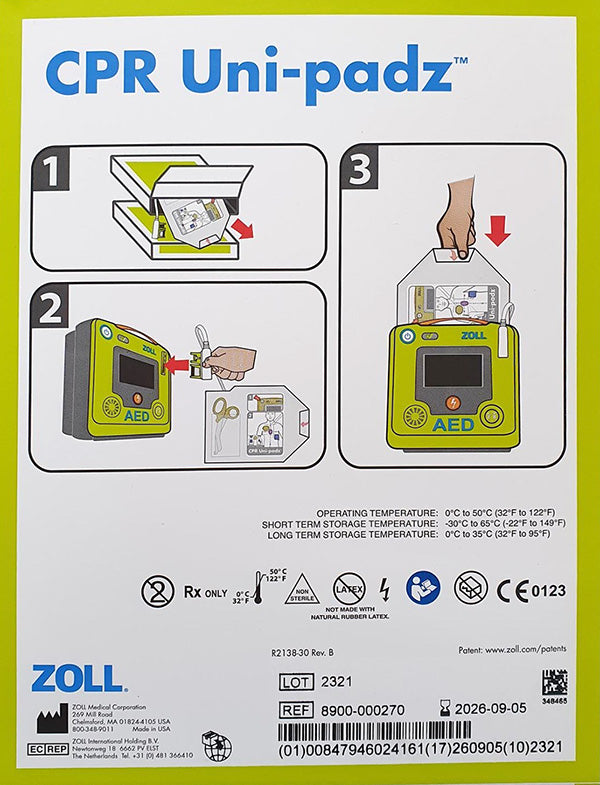 ZOLL AED 3 CPR UNI-PADZ