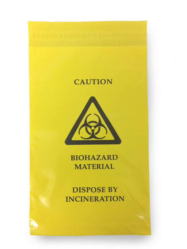 SELF SEAL WASTE BAG 205 x 305mm