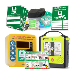 VIVEST POWER BEAT SEMI-AUTO DEFIB OUTDOOR CABINET PACKAGE